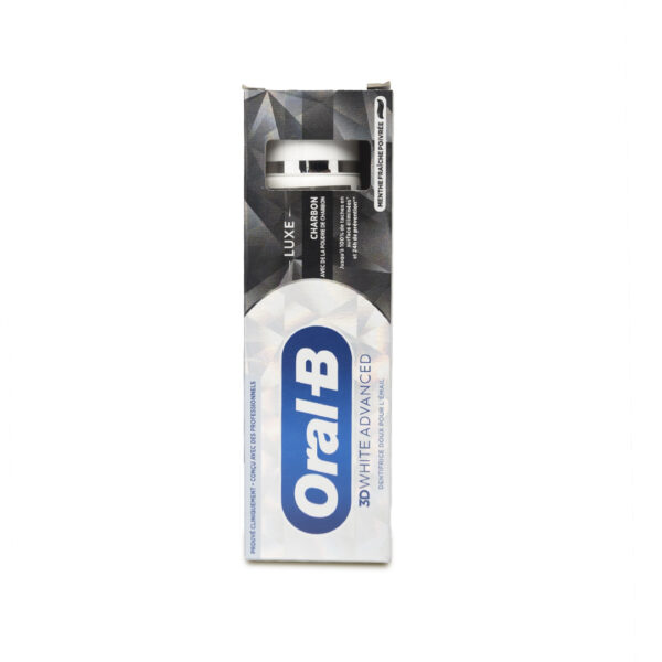 Oral-B 3D White Advanced Luxe Charbon