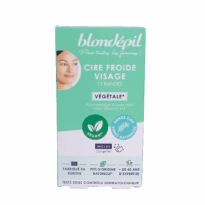 BLONDÉPIL CIRE FROIDE VISAGE 12 BANDES